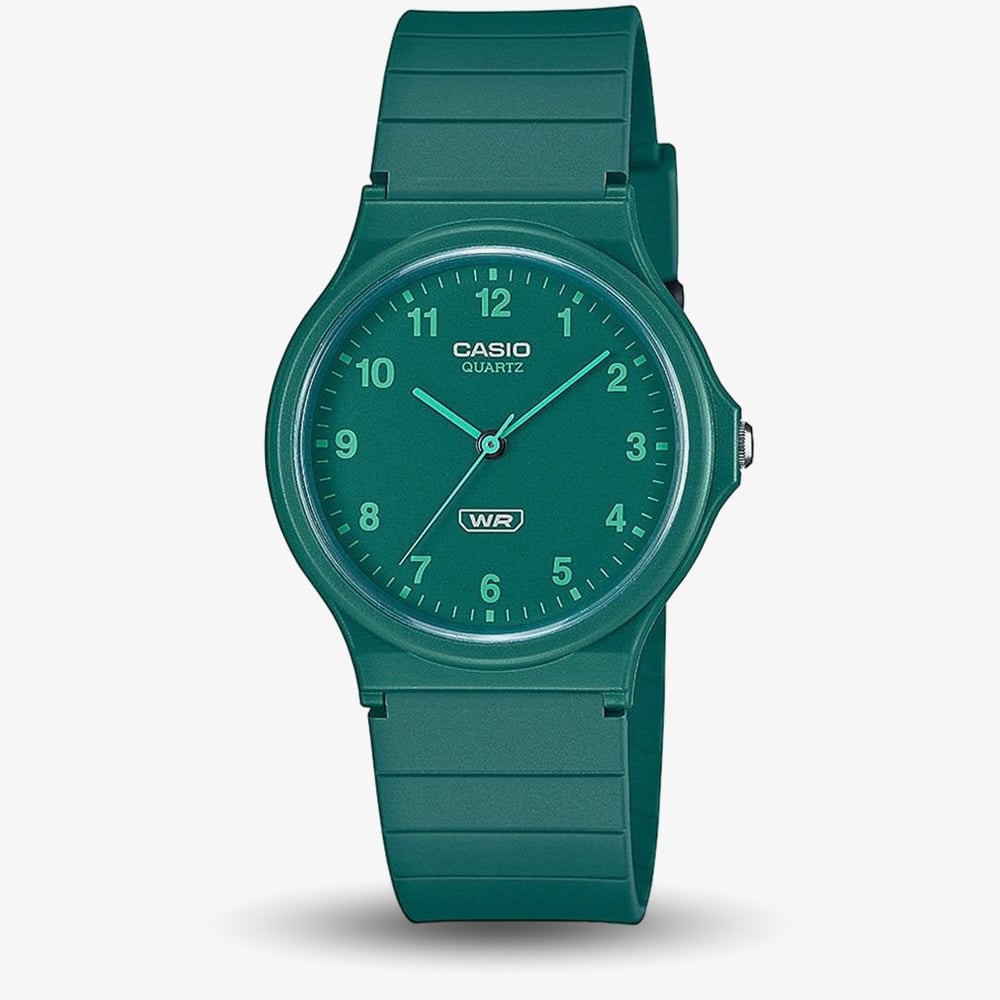 House of Watches - Casio Teal Rubber Watch MQ-24B-3BEF