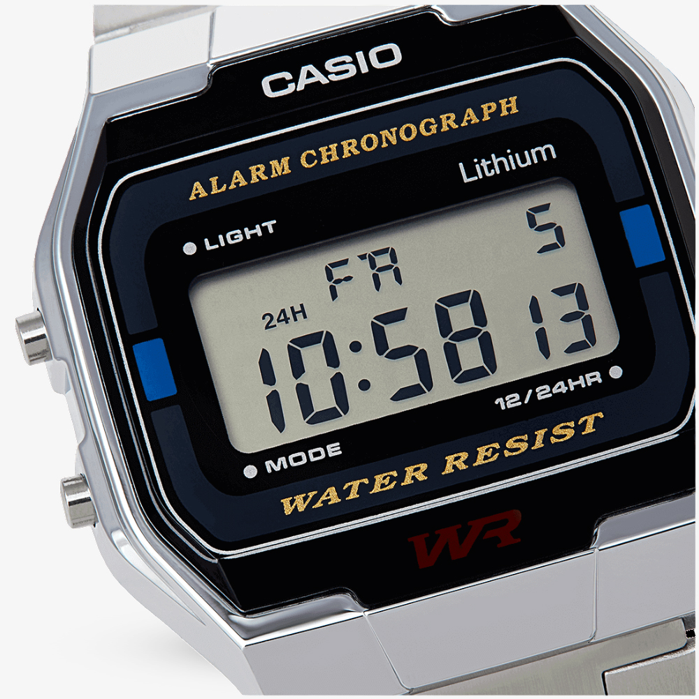 Casio Unisex Vintage Retro Digital Watch A163WA-1QES