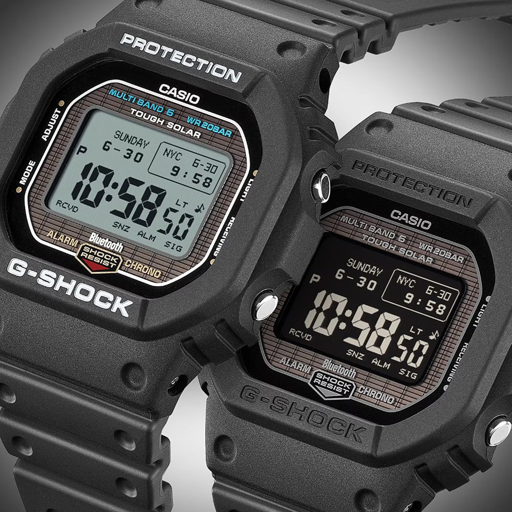Casio Mens G-Shock 5600 Series Black Digital Solar Strap Watch GW-BX5600-1ER