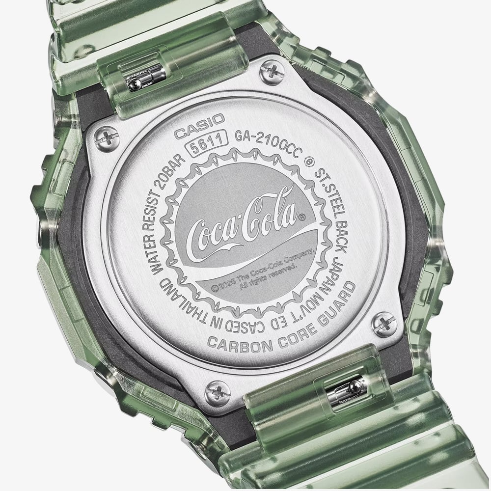 Casio GA-2100CC-3A Mens G-Shock Coca Cola Dual Display Watch