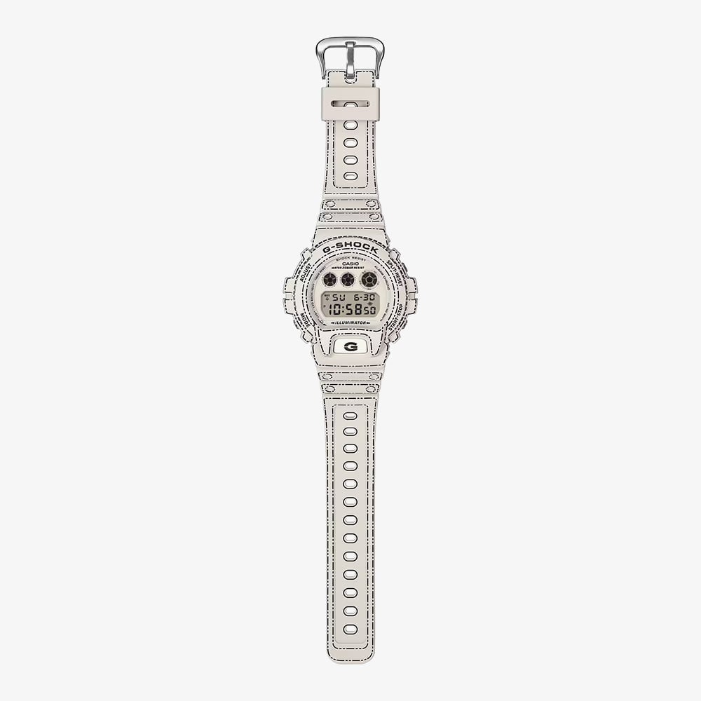 Casio G-Shock Origami White Digital Watch DW-6900RGM-5ER