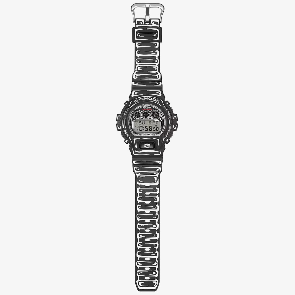 Casio Mens G-Shock Joshua Vides Collaboration Black Digital Strap Watch DW-6900JV-1ER