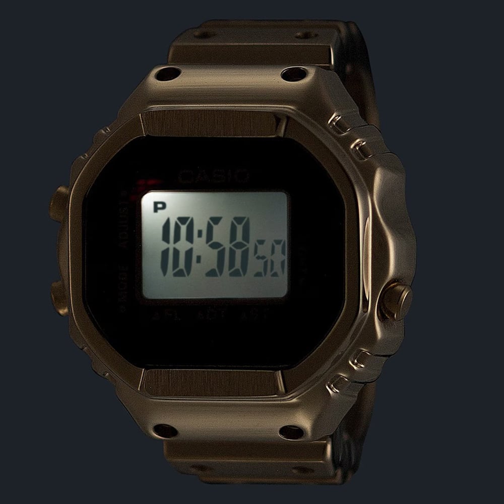 Casio 50th Anniversary Gold Plated Digital Ring Watch CRW-001G-9ER