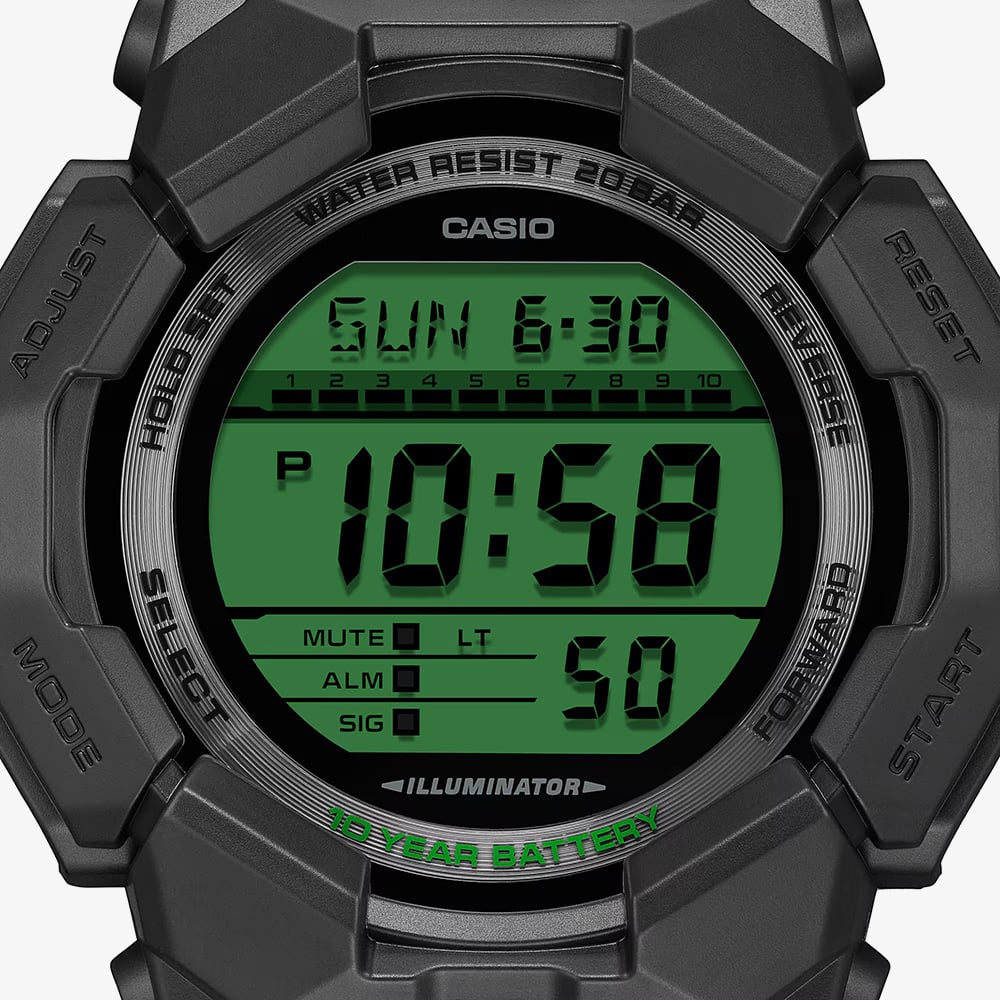 Casio Mens G-Shock Black Digital Watch GD-010BEG-1ER