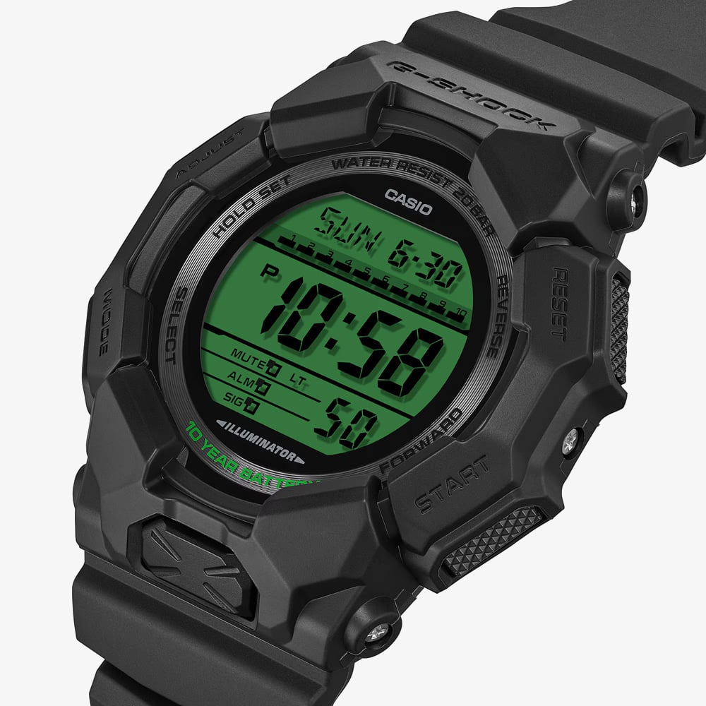 Casio Mens G-Shock Black Digital Watch GD-010BEG-1ER