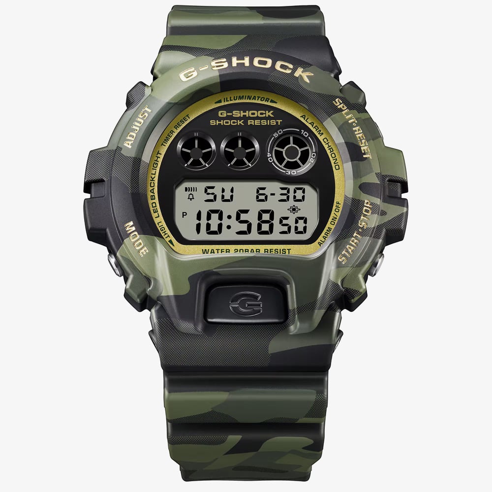 Casio Mens G-Shock Bold Camo Series Digital Strap Watch DW-6900CMG-3ER