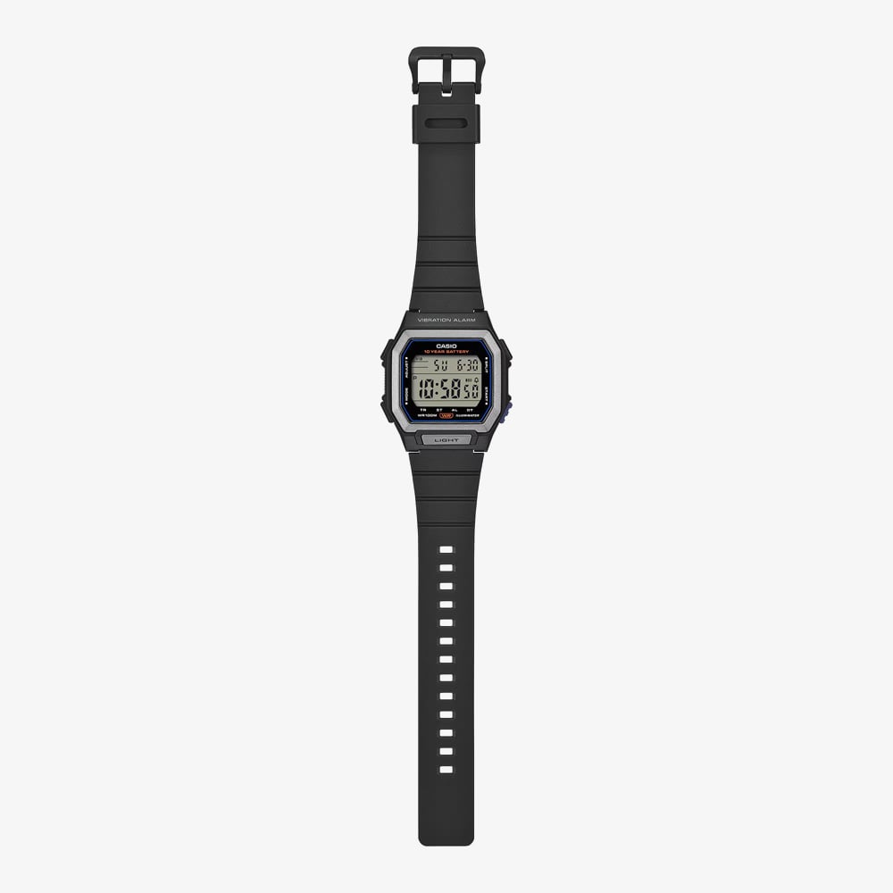 Casio Mens Black Digital Strap Watch W-738H-1AVEF