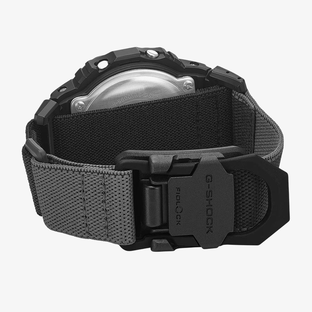 Casio Mens G-Shock Digital Black FIDLOCK Buckle Watch DW-5600MNC-1ER