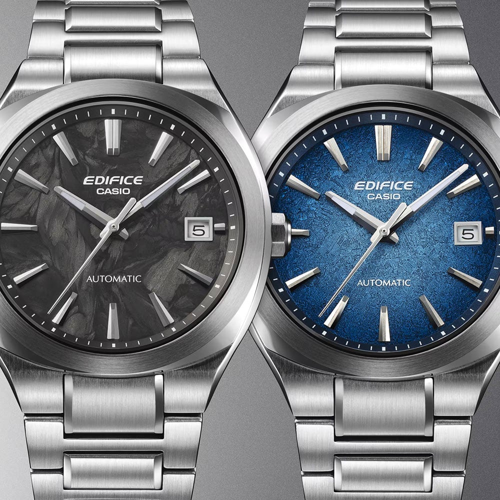 Casio Mens Edifice Automatic Blue Dial Bracelet Watch EFK-200D-2AER