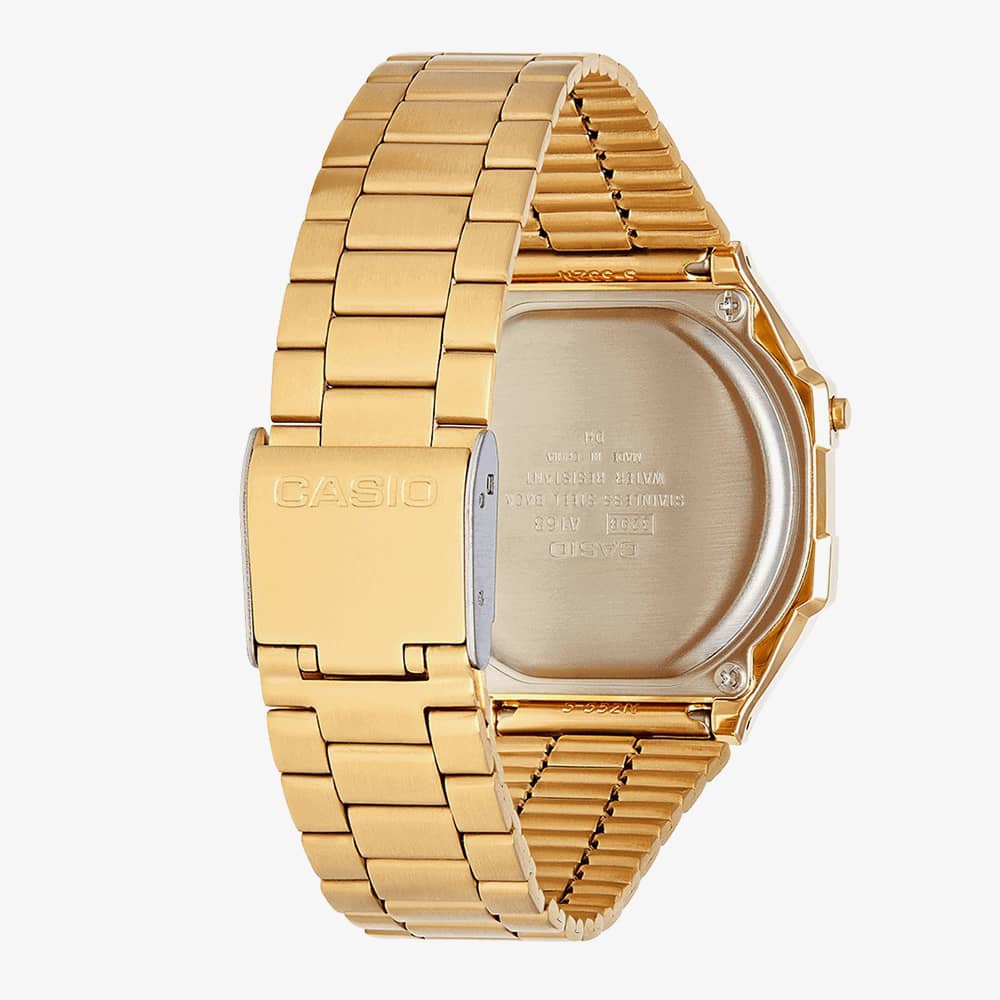 Casio Vintage Retro Digital Gold Bracelet Watch A168WG 9EF