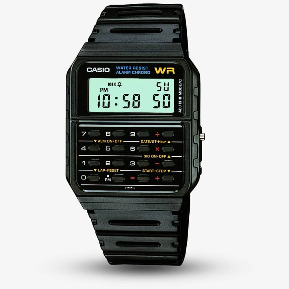 House of Watches - Casio Black Calculator Digital Watch CA-53W-1ER