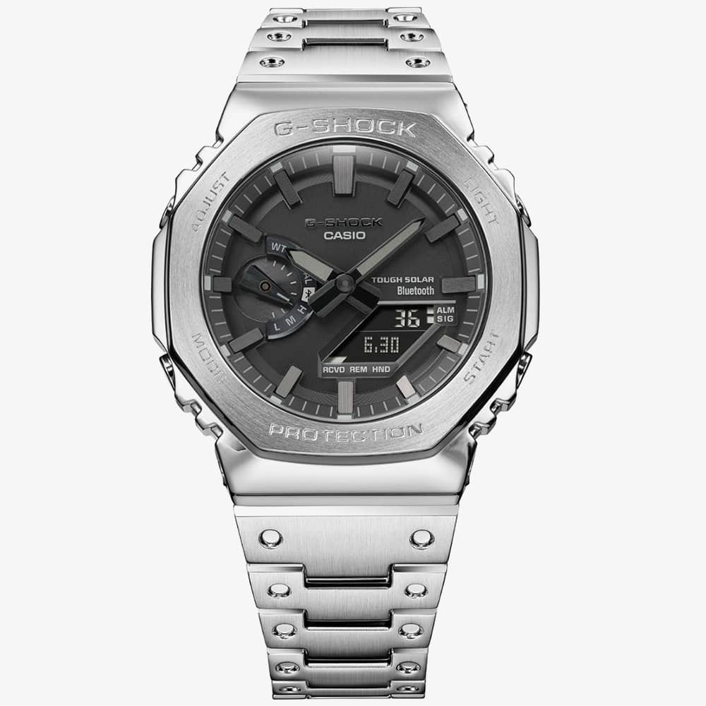 Casio G-Shock Full Metal 2100 Series Silver Smartwatch GM-B2100D-1AER