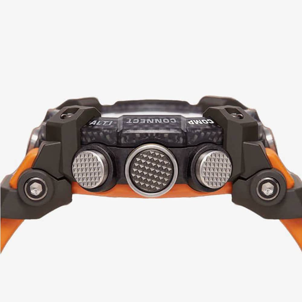 Casio G-Shock Master Of G Mudmaster Carbon Core Guard Dual Display Orange Smartwatch GG-B100-1A9ER