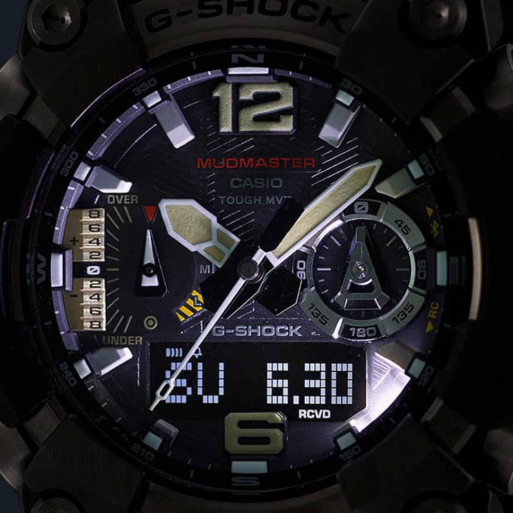 Casio G-Shock New Mudmaster Black Rubber Smart Watch GWG-B1000-1AER