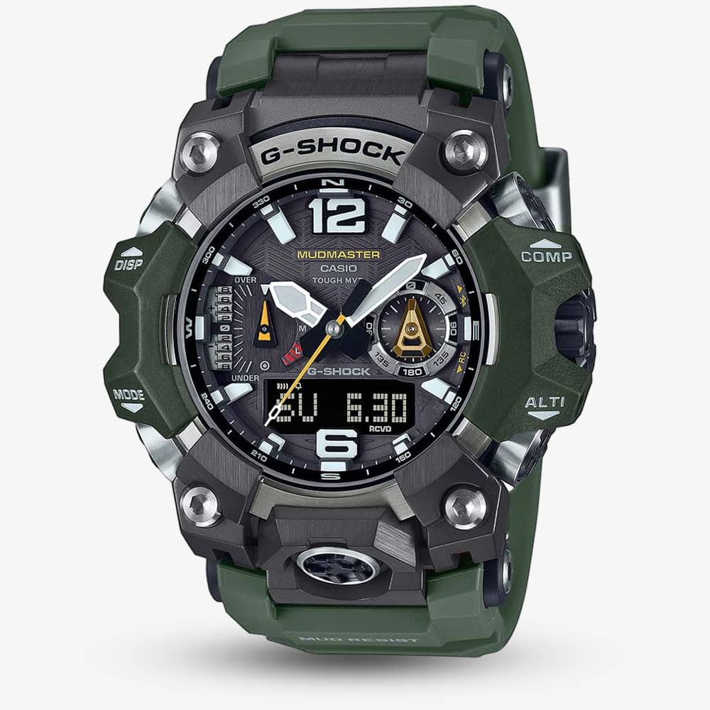 House of Watches - Casio G-Shock New Mudmaster Green Rubber Smart Watch GWG-B1000-3AER