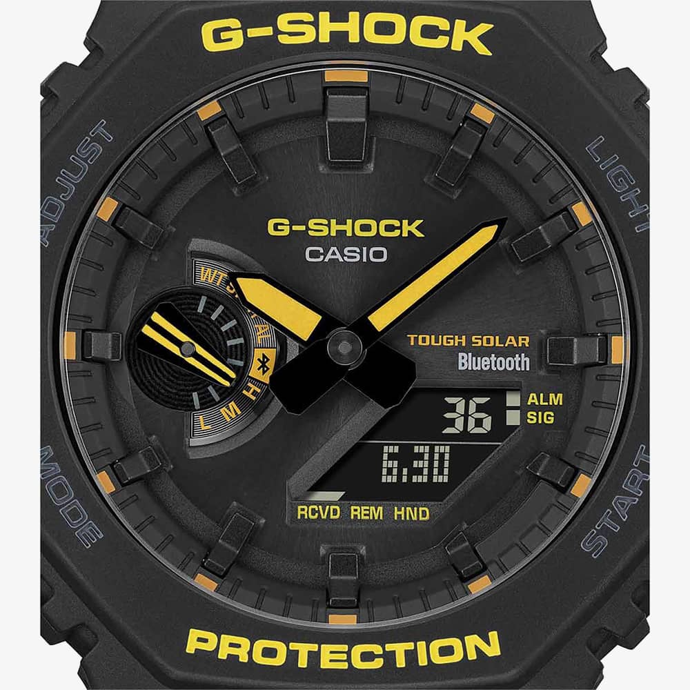 Casio G-Shock Caution Yellow Smart Watch GA-B2100CY-1AER