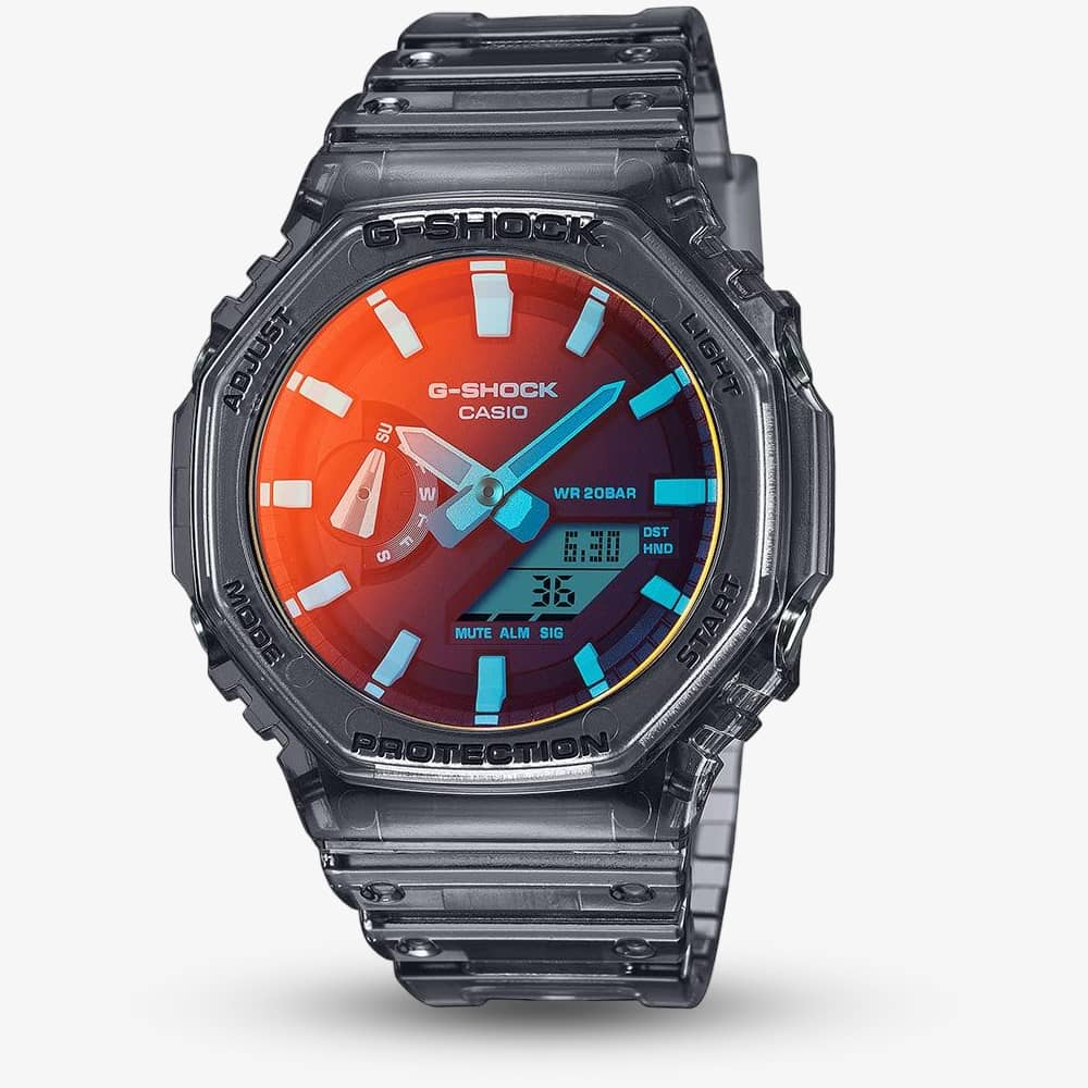 Casio GA-2100CC-3A Mens G-Shock Coca Cola Dual Display Watch