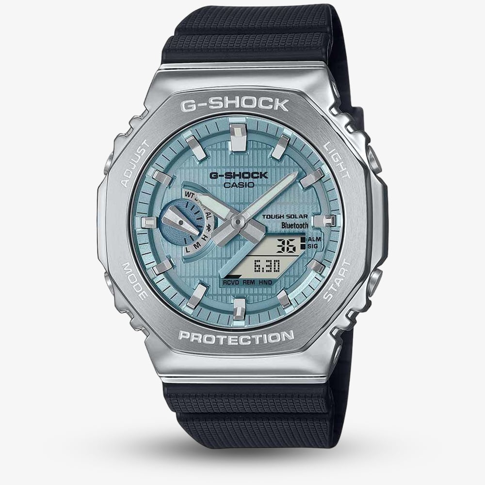 House of Watches - Casio G-Shock Metal Covered 2100 Blue Watch GBM-2100A-1A2ER