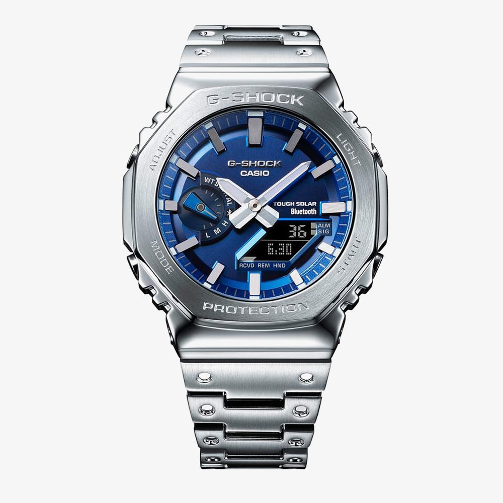 Casio G-Shock Blue Dual Display Watch GM-B2100AD-2AER