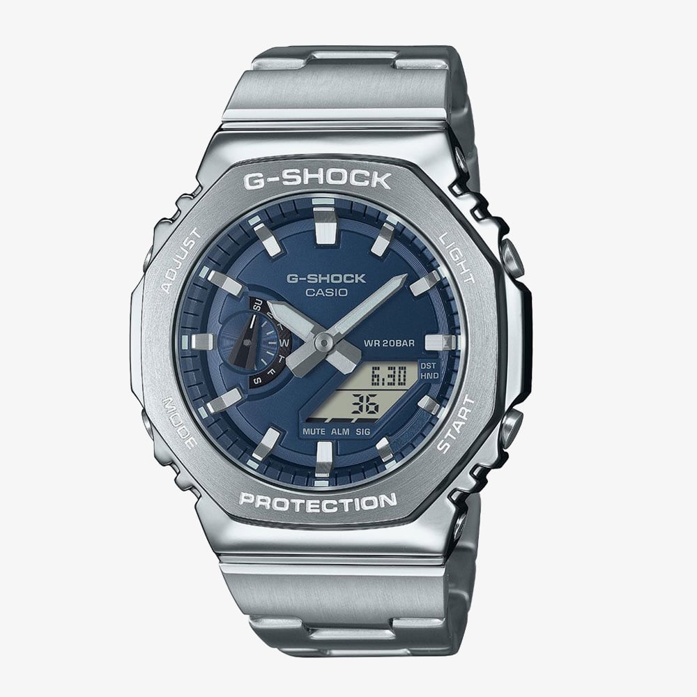 Casio G-Shock Full Metal 2100 Series SIlver Smartwatch GM-B2100D-1AER