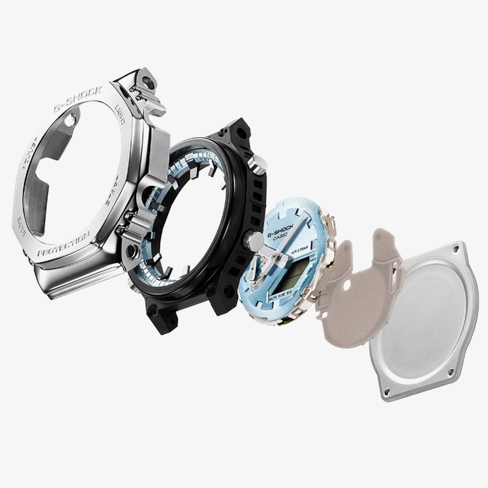 Casio G-Shock Metallic Navy Dual Display GM-2110D-2BER