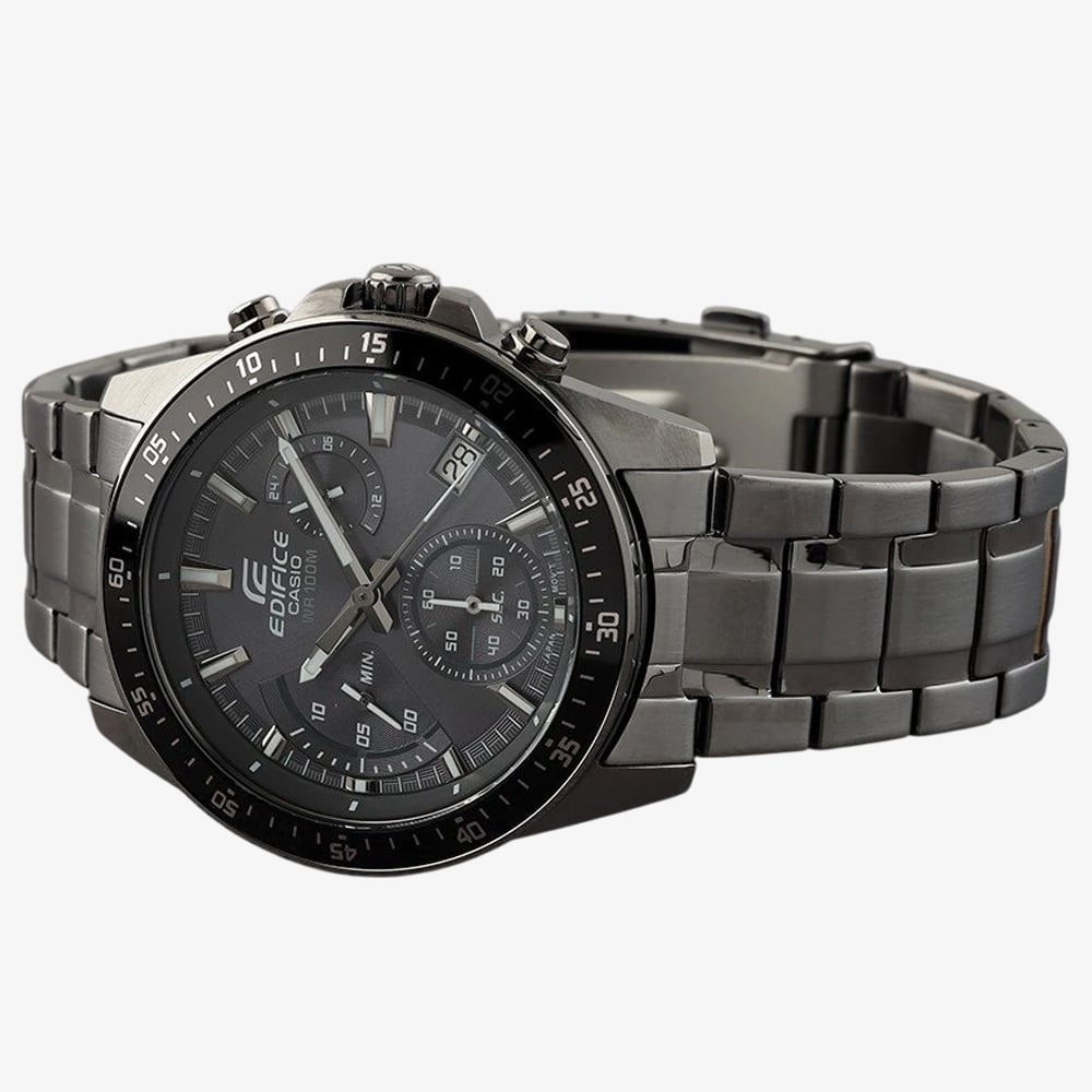 Casio Mens Edifice Black Chronograph Watch EFV-540DC-1CVUEF