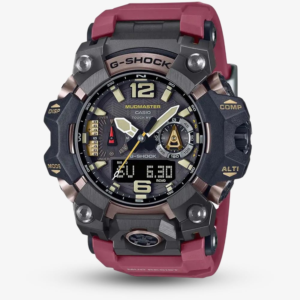 House of Watches - Casio G-Shock Mudmaster Red & Black Multi Function Watch GWG-B1000-1A4ER