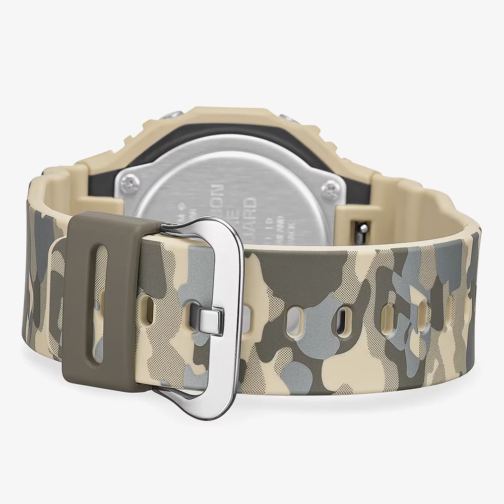 Casio Mens G-Shock 2100 Series Green Camo Strap Watch GA-2100CM-5AER