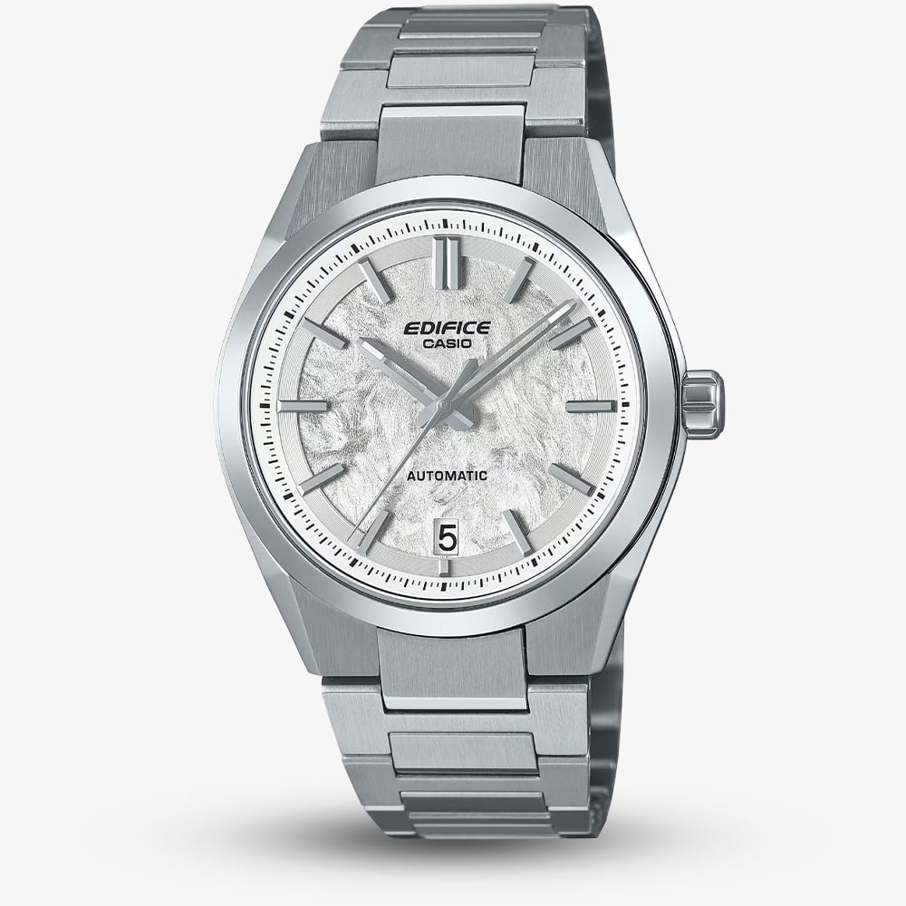 House of Watches - Casio Mens Edifice White Automatic Bracelet Watch EFK-100D-7AER