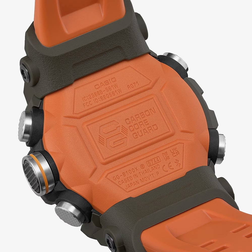 Casio G-Shock Master Of G Mudmaster Orange Watch GG-B100X-1A9ER