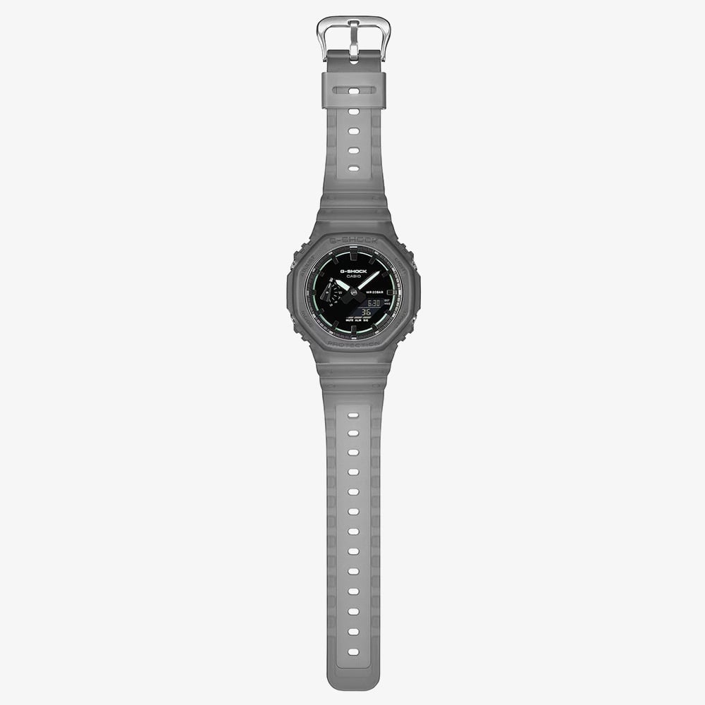 Casio G-Shock GA-2100 Series Smoked Light Black Watch GA-2100K-1AER