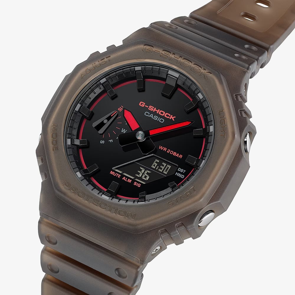 Casio G-Shock GA-2100 Series Smoked Piano Brown Watch GA-2100K-5AER