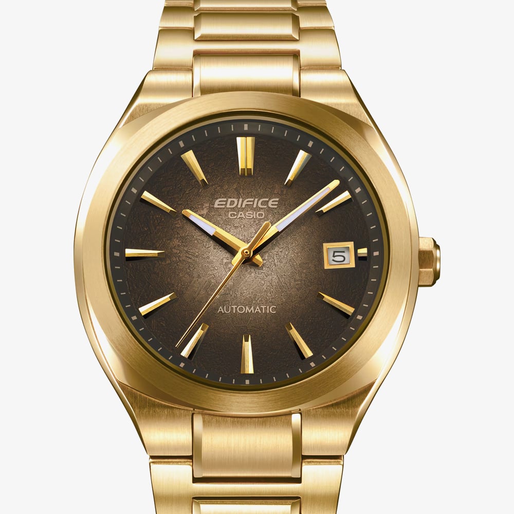 Casio Mens Edifice Automatic Brown Dial Bracelet Watch EFK-200DG-5AER