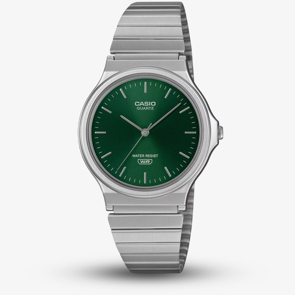 House of Watches - Casio Green Dial Bracelet Watch MQ-24DA-3AEF