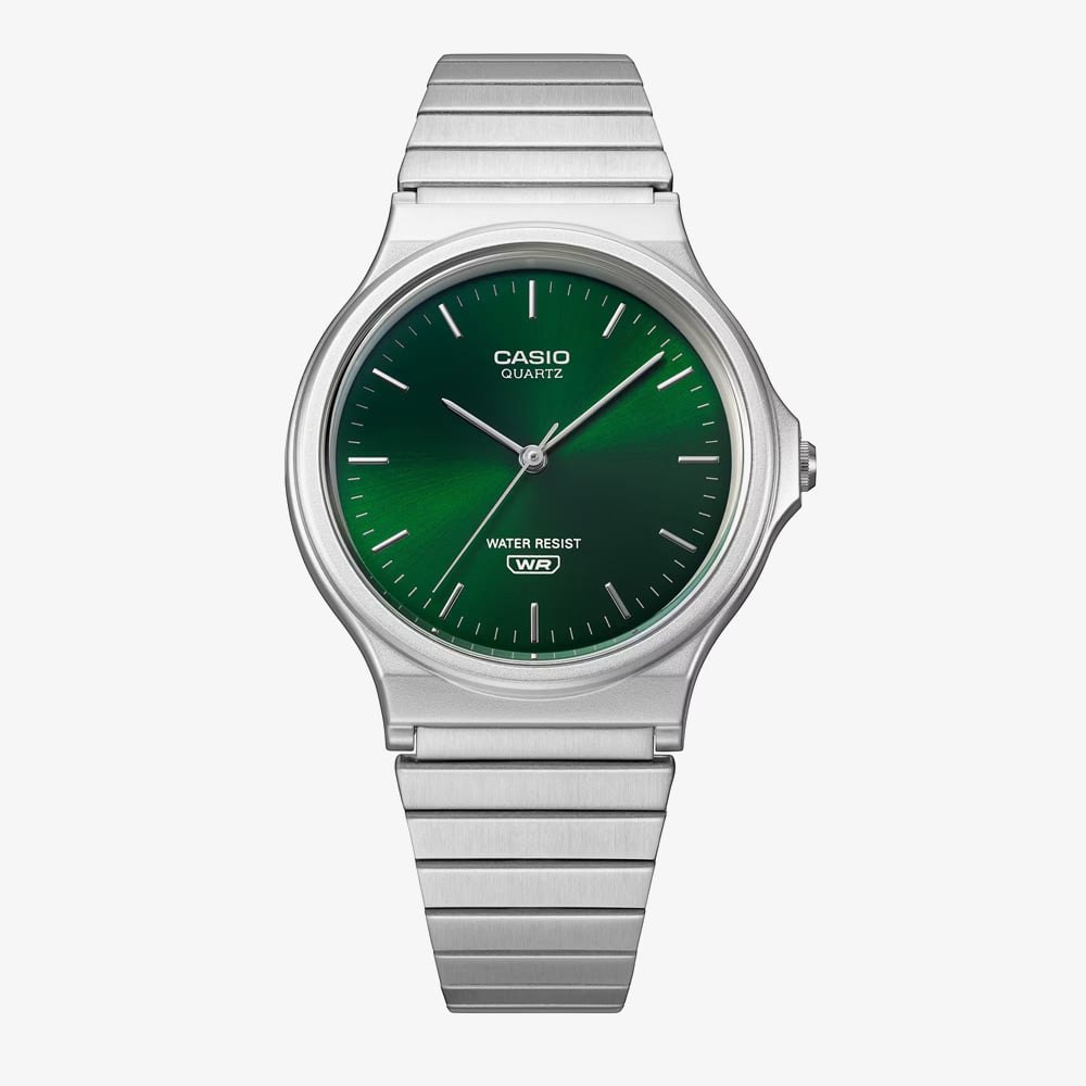 Casio Green Dial Bracelet Watch MQ-24DA-3AEF