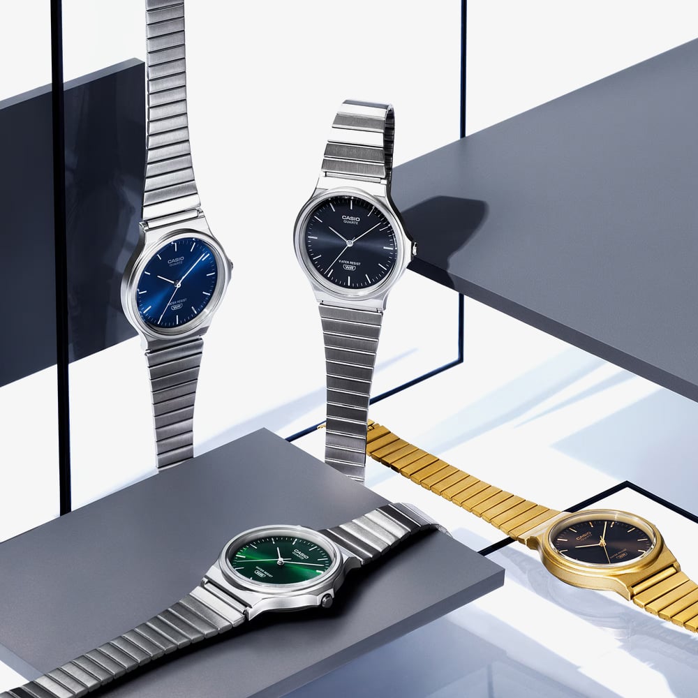 Casio Blue Dial Bracelet Watch MQ-24DA-2AEF