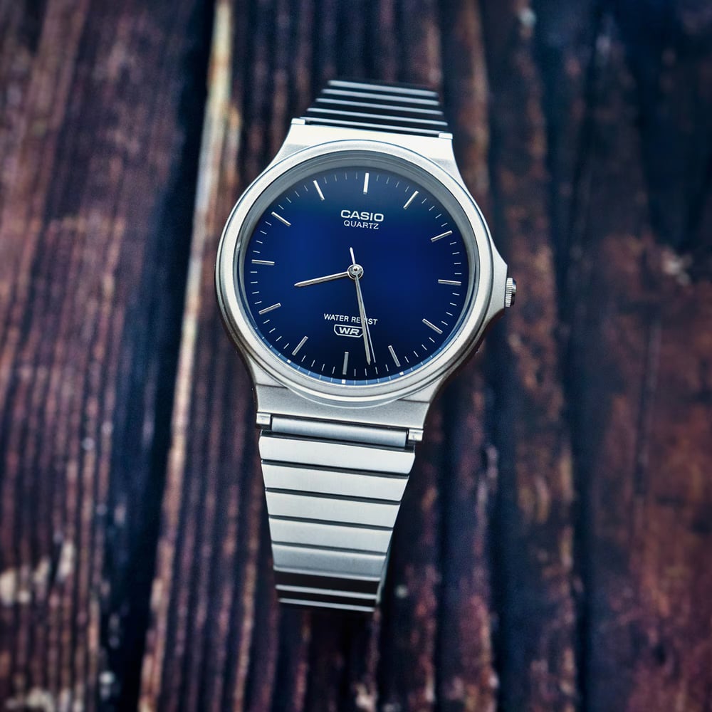 Casio Blue Dial Bracelet Watch MQ-24DA-2AEF