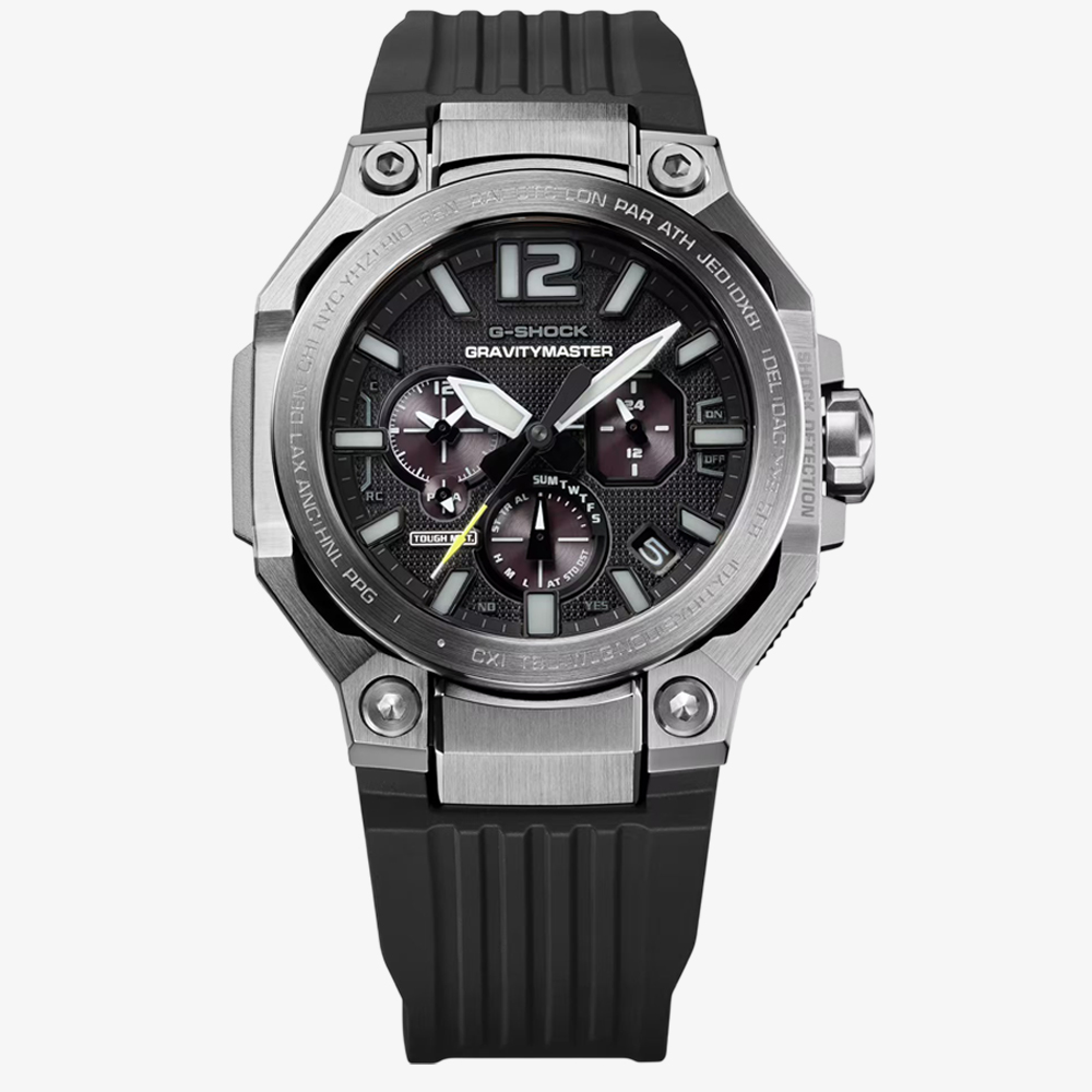 Casio Mens G-Shock Master Of G Gravitymaster Black Dial Strap Watch GWR-B3000-1AER