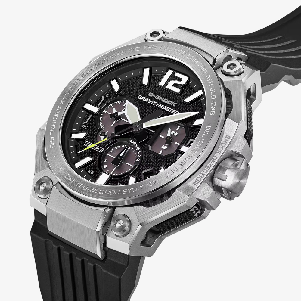 Casio Mens G-Shock Master Of G Gravitymaster Black Dial Strap Watch GWR-B3000-1AER