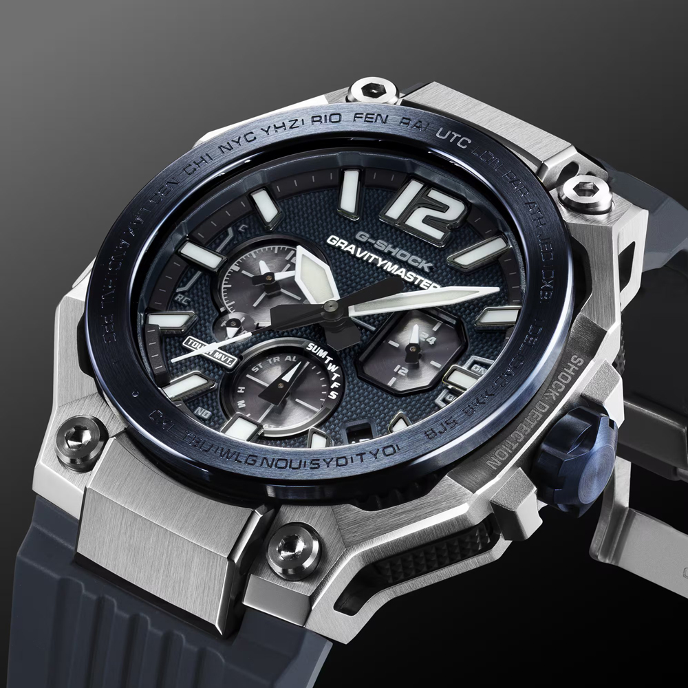 Casio Mens G-Shock Master Of G Gravitymaster Blue Dial Strap Watch GWR-B3000A-2AER