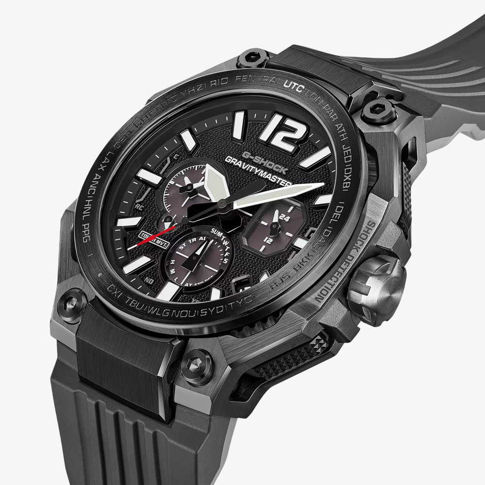 Casio Mens G-Shock Master Of G Gravitymaster Matte Black Dial Strap Watch GWR-B3000B-8AER