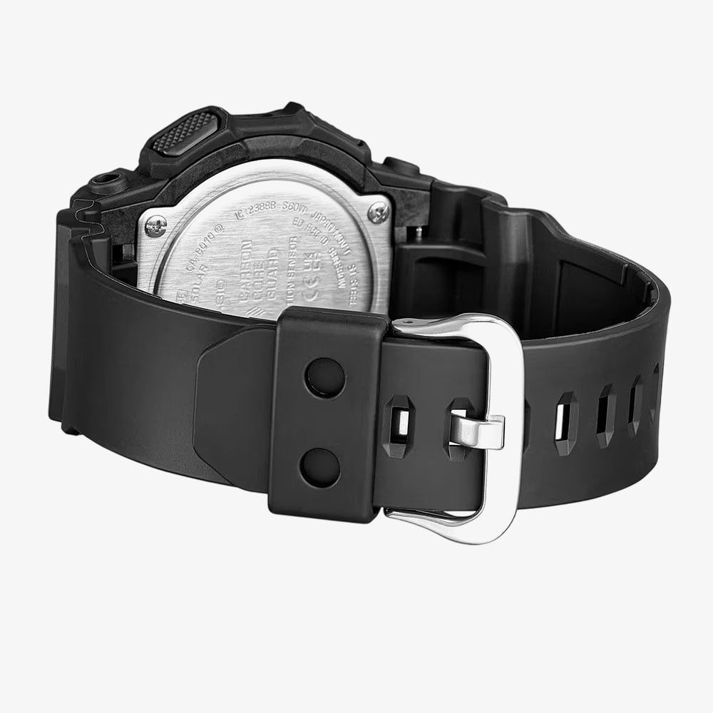 Casio Mens G-Shock Dual Display Black Plastic Strap Smart Watch GA-B010-1AER