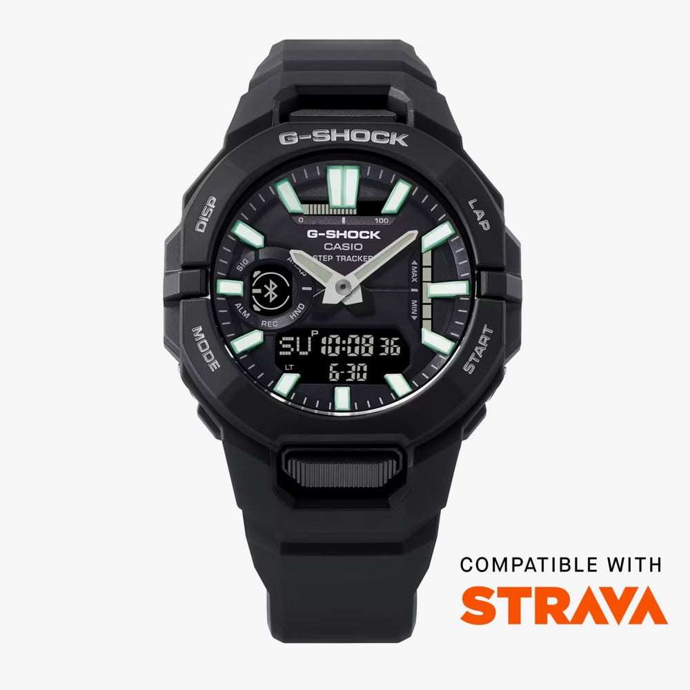 Casio Mens Black Bio-Resin Strap Bluetooth Smart Watch GBA-950-1AER