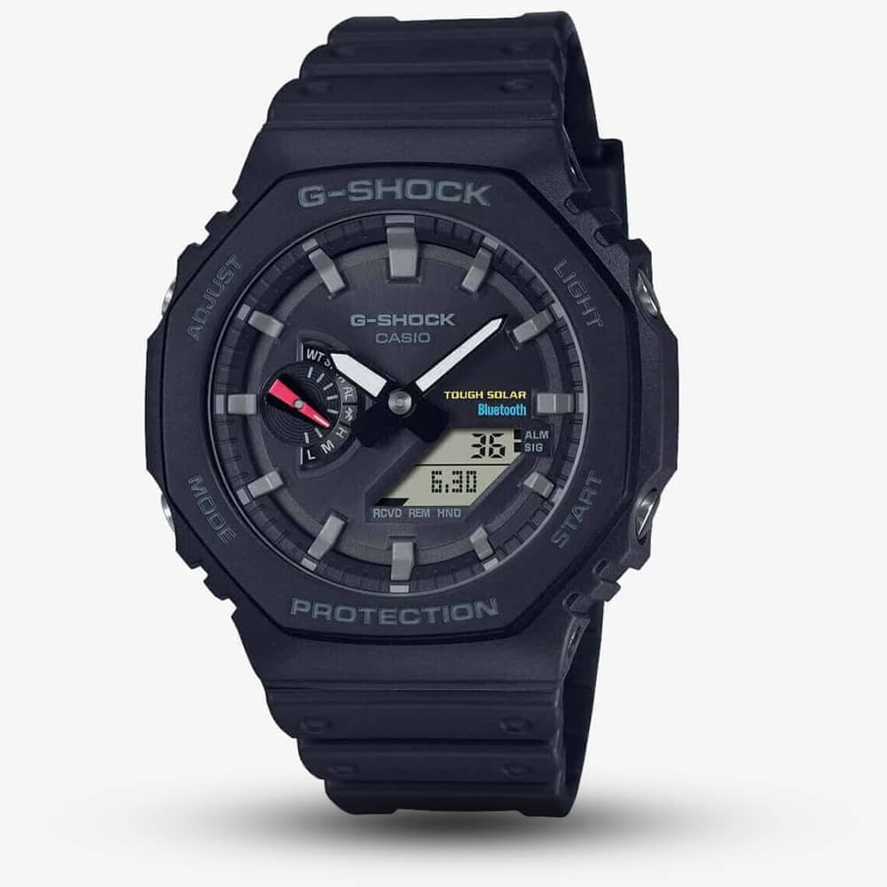 House of Watches - Casio G-Shock Bluetooth Solar 2100 Series Black Smartwatch GA-B2100-1AER