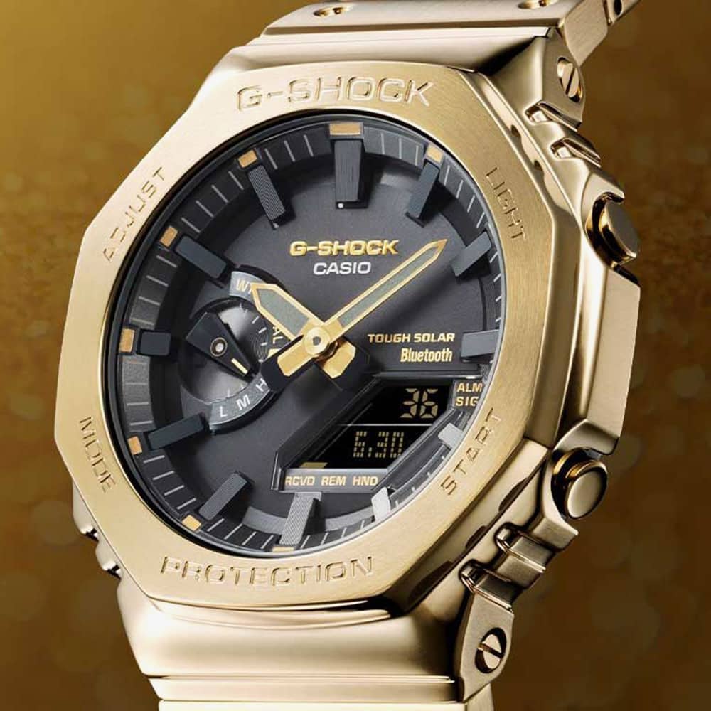 Casio G-Shock Full Metal 2100 Series Gold Smartwatch GM-B2100GD-9AER