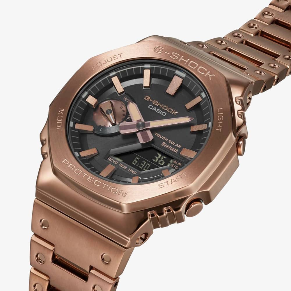 Casio G-Shock Full Metal 2100 Series Rose Gold Smartwatch GM-B2100GD-5AER