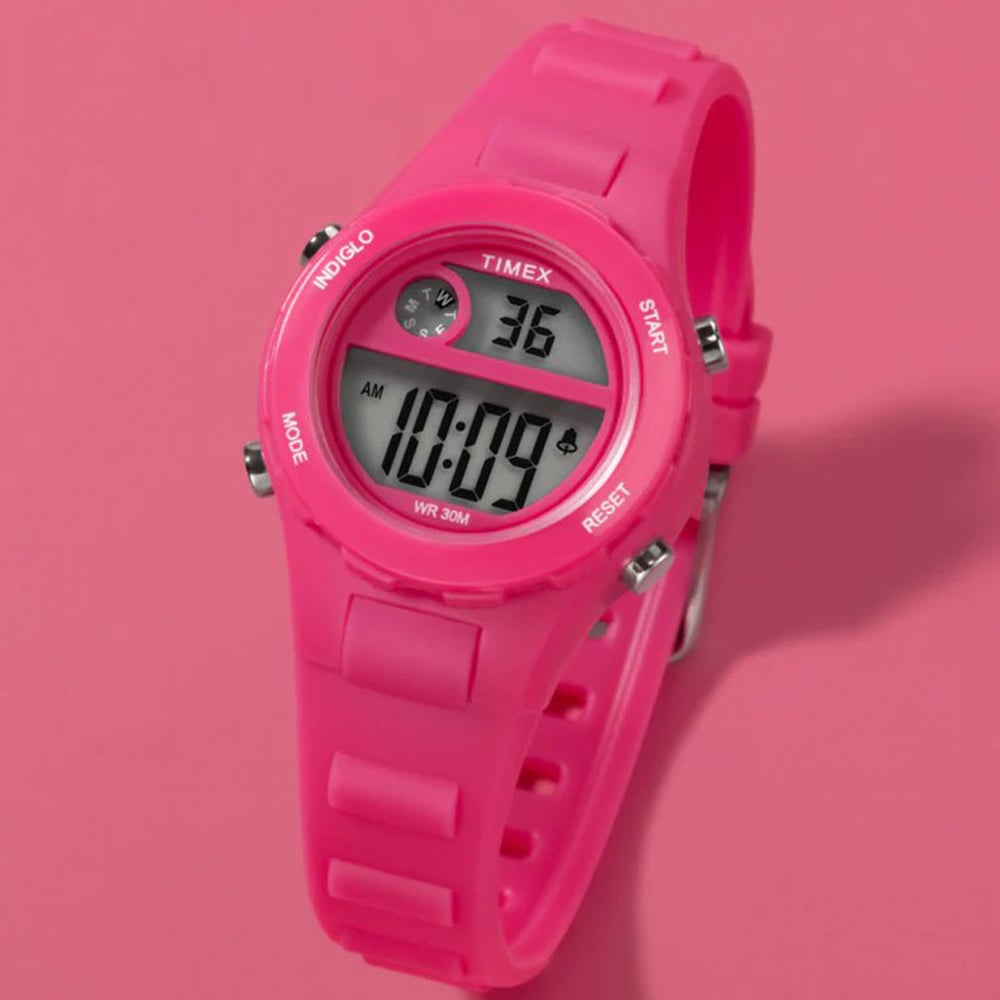 Timex Childrens Time Machines Pink Plastic Digital Watch TW2W92500