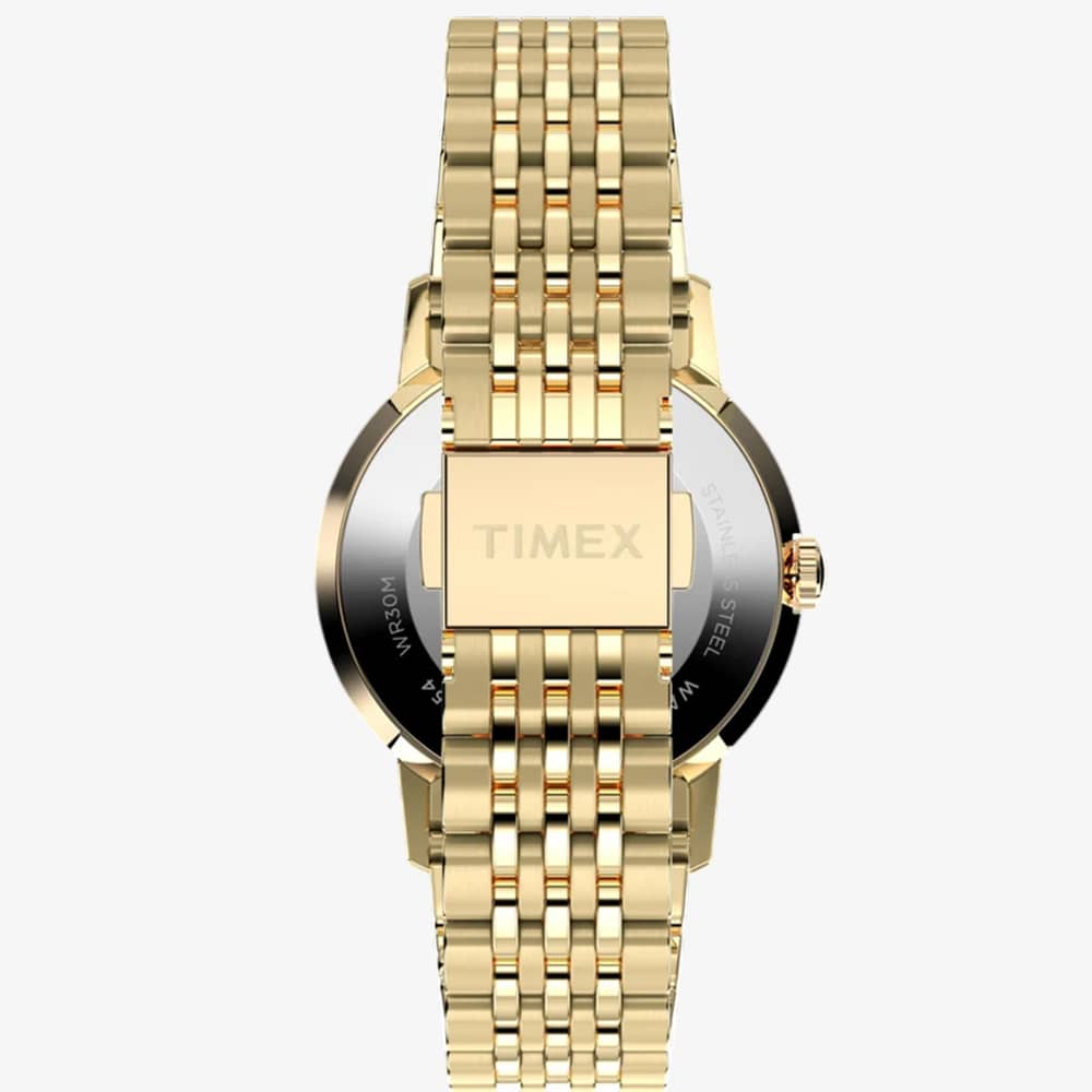 Timex Unisex Marlin Champagne Dial Gold Tone Bracelet Watch TW6A04000