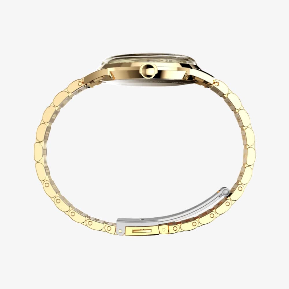 Timex Unisex Marlin Champagne Dial Gold Tone Bracelet Watch TW6A04000