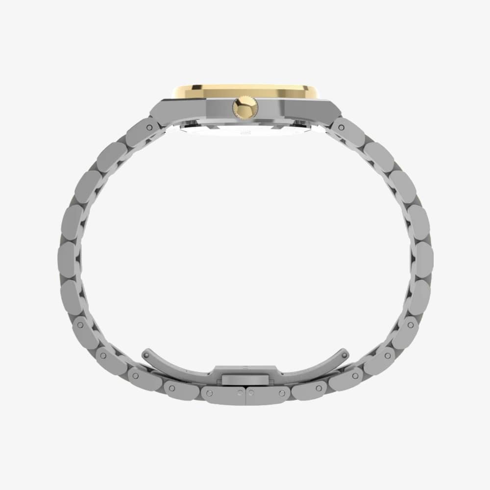 Timex Ladies E-Line Champagne Dial Two Tone Bracelet Watch TW6A00800